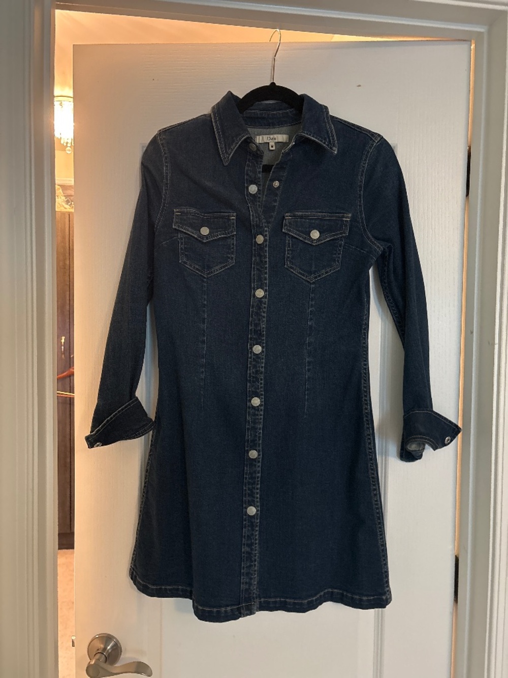 Cute button up jean dress